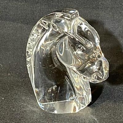 Steuben Crystal horse