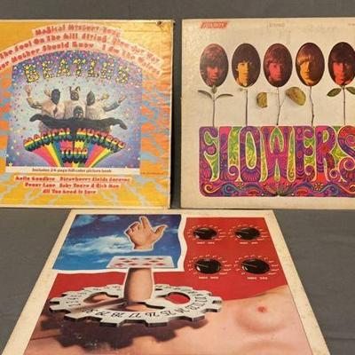 Beatles Magical Mystery Tour * Rolling Stones Flowers * Jerry Garcia Garcia
