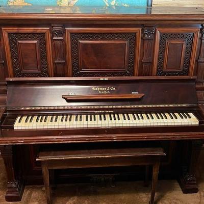 Gorgeous SOHMER & CO. NY Cabinet Grand Piano
