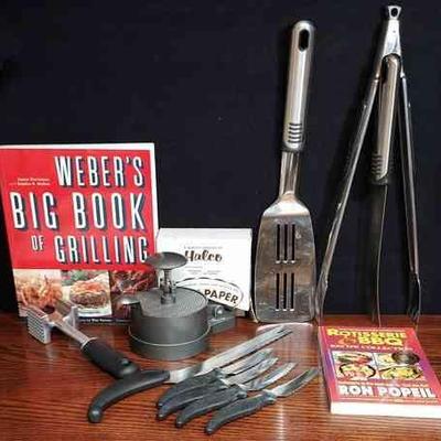 BBQ Accessories * Weber Grilling Book * Miracle Blade Knives & More
