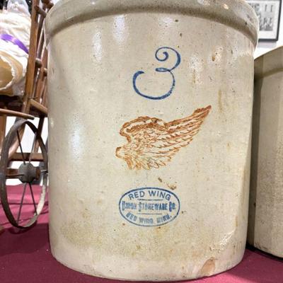 Red Wing 3 gallon crock