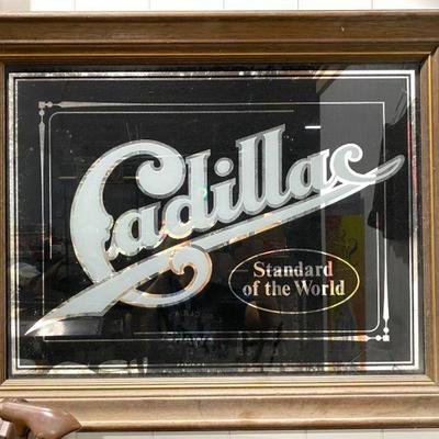 Cadillac advertising mirror