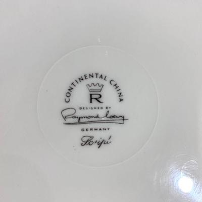 MCM continental china set by Raymond Lowey "Script"