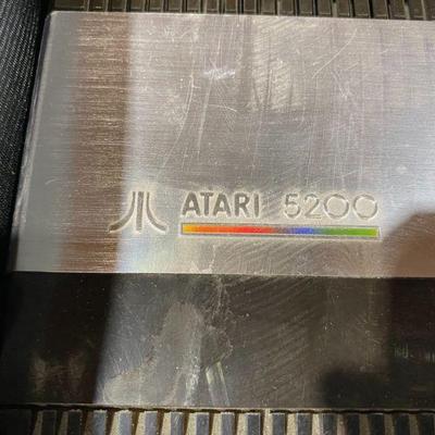 Atari 5200 console, games +
