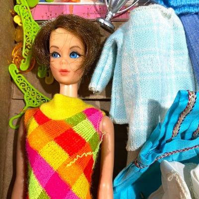 vintage MOD Barbie doll and clothes