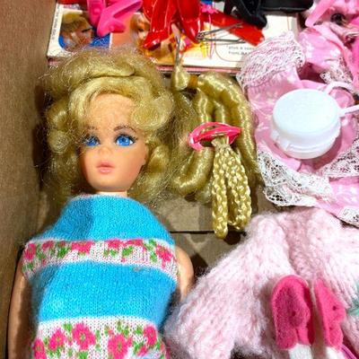 vintage MOD Barbie doll and clothes