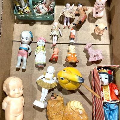 Antique/ vintage dolls, shirley temple, chinese dolls, bisque dollhouse dolls