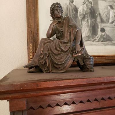 Spelter bronze statue - One of many
