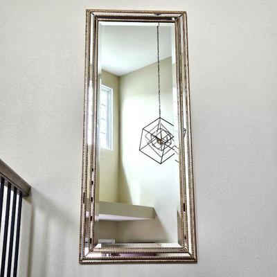 Lovely Large Wall mirror with Dimensional Frame in Gold Tone Accents 23