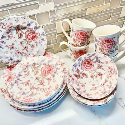 Rose Chintz Pink Made in England by Johnson Brothers