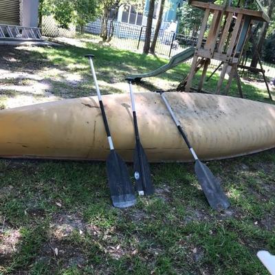 Nantahala 16 foot white water canoe $600