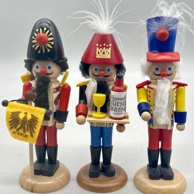 (3) Small German Nutcrackers, 5.5in height