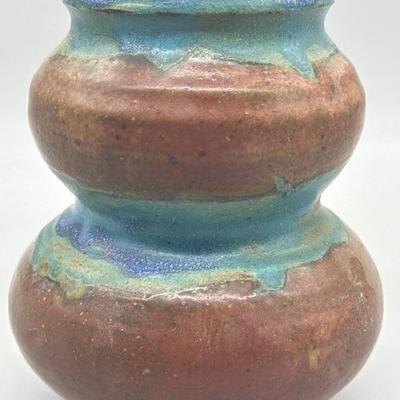 Double Bowl Southwestern Style Pottery Planter