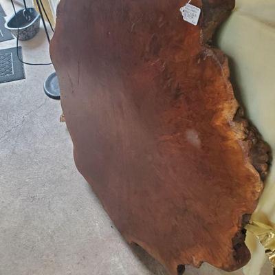 Slab of Oregon Walnut table 