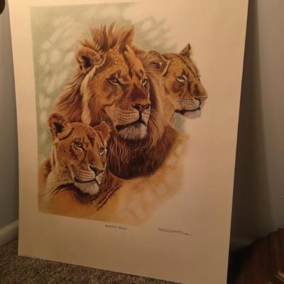 Large unframed print by Ralph S. Coventry