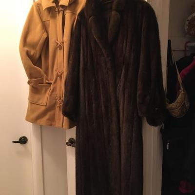 Full-length mink, soft and well-stored, heavy and luxurious