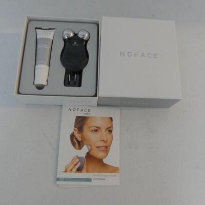 NuFace by Carol Cole Mini Facial Toning Device with 2 Fl. Oz. Tube of Gel Primer - Black - New in Box