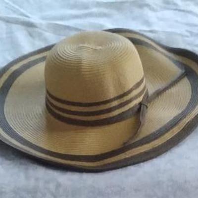 Lady’s wide brimmed hat