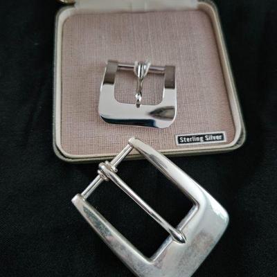 STERLING BELT BUCKLES