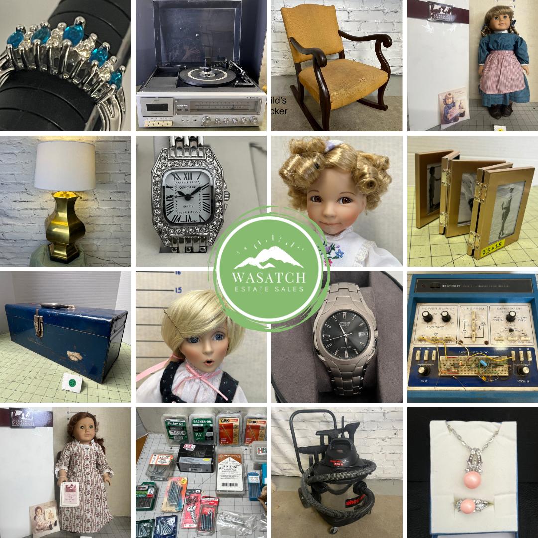 Wasatch Estate Sales’ ONLINE Auction Ends Wednesday (5/15) at 6pm