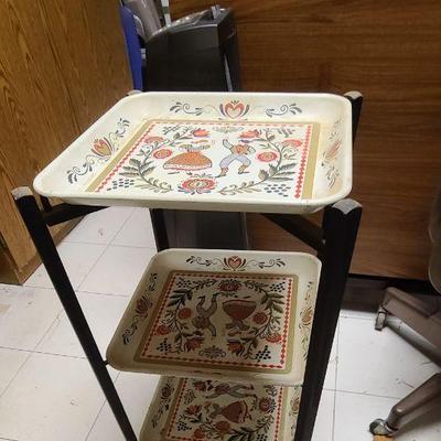 Unique 3 tray stand - looks vintage