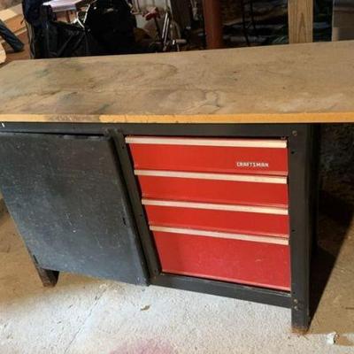 Craftsman Tool Bench With Contents

