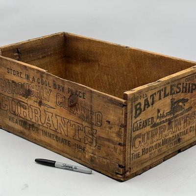 Battleship Wooden Crate
