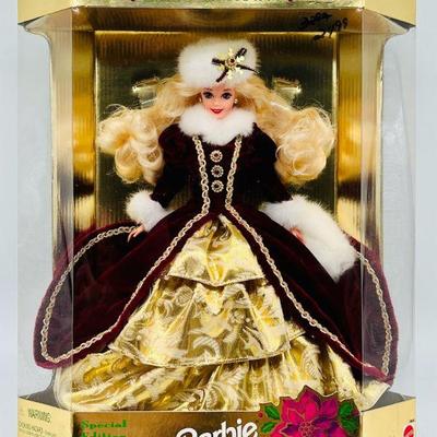 1996 Happy Holidays Special Edition Barbie Doll NIB - 9th in Series NRFB
