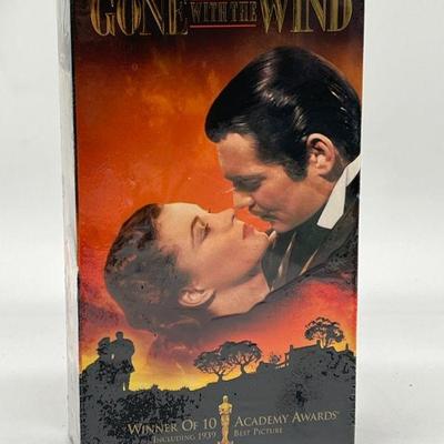 New in Package “Gone With The Wind” Movie VHS Tape Set

