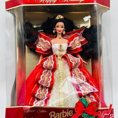 1997 Happy Holidays Special Edition Barbie Doll - 10th in Series NRFB
