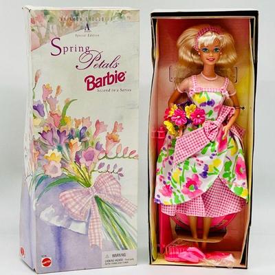 Vintage Spring Petals Barbie Doll - Second in a Series by Mattel
