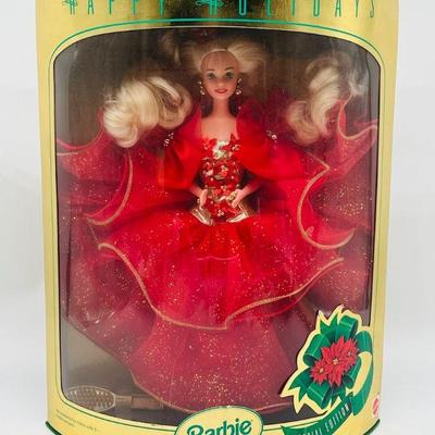 1993 Happy Holidays Barbie Doll Special Edition - 6th in Series by Mattel
