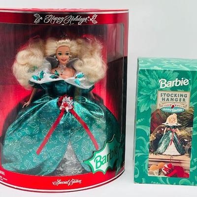 1995 Happy Holidays Barbie NRFB - 8th in Series
