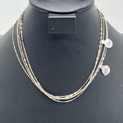 (4) Silver Electroplate Necklaces
