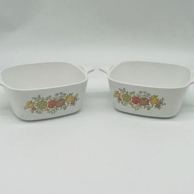 (2) Corning Ware 2 3/4 Cup “Spice of Life” P-43-B

