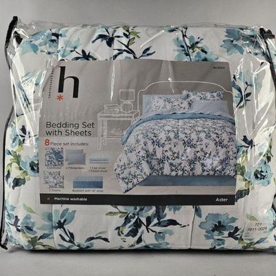Lot 306 | New Home Expressions 8pc Queen Bedding Set