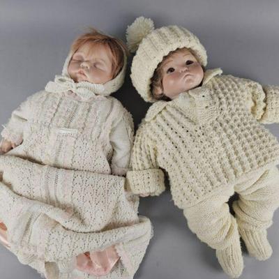 Lot 142 | 2 Vintage Porcelain Baby Dolls