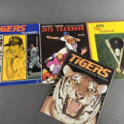 Lot 225 | Detroit Tigers Yearbooks-1970s