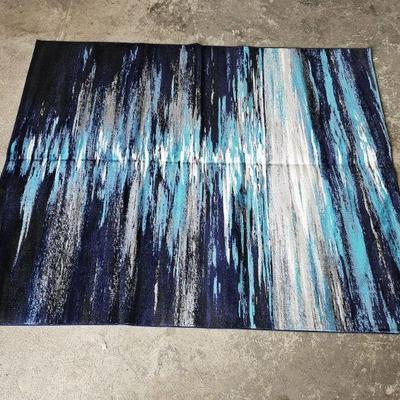 Lot 136 | Blue Abstract Rug