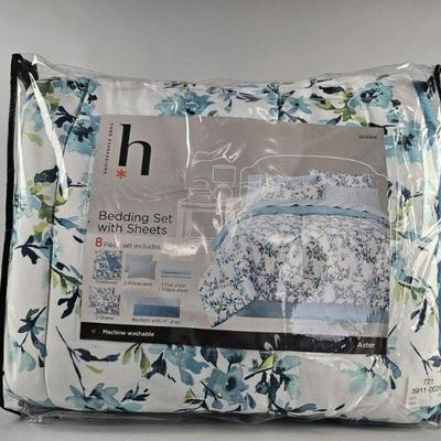 Lot 297 | New Home Expressions 8pc Queen Bedding Set