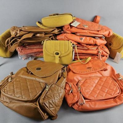 Lot 398 | Womens Fashion Faux Leather Backpacks & More!