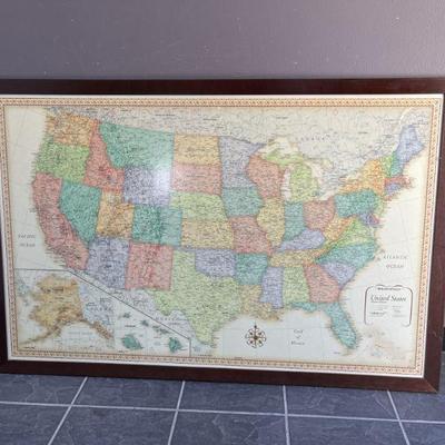 Lot 193 | Vintage Rand McNally US Map