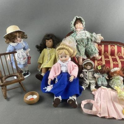 Lot 148 | Vintage Porcelain Dolls & More
