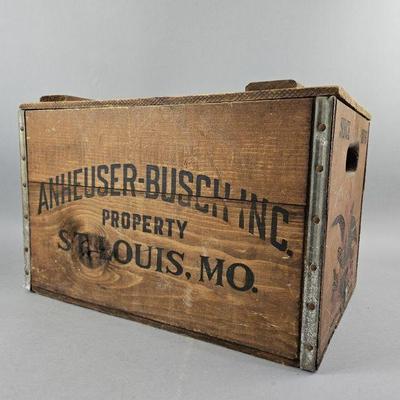Lot 38 | Anheuser-Busch Advertising Crate