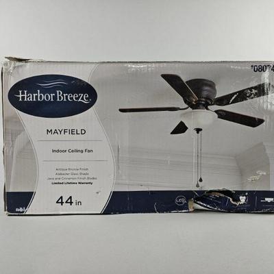 Lot 407 | New Harbor Breeze Mayfield Indoor Ceiling Fan