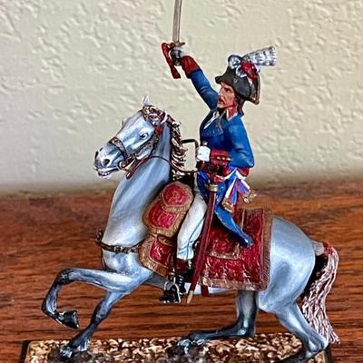 St. Petersburg Russia 7002 Metal Toy Soldier Figurine On Horse