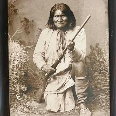 Vintage Geronimo Framed Print