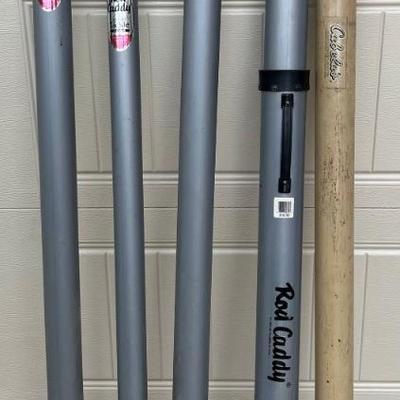 5 Hard Plastic Fishing Rod Cases - Rod Caddy And Cabela's