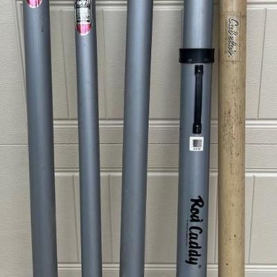5 Hard Plastic Fishing Rod Cases - Rod Caddy And Cabela's