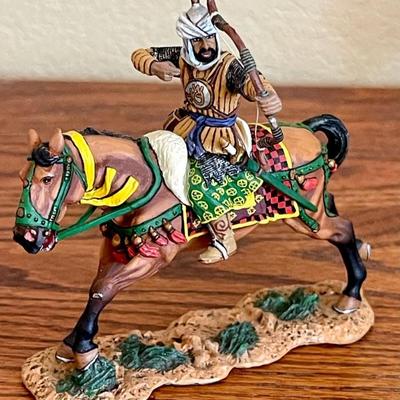 King & Country Crusaders & Crescents 2008 King With Lance Up Toy Soldier's 1:30 Scale Metal 